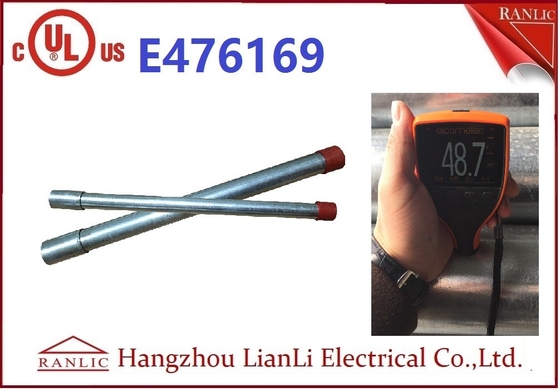 Chiny UL Standard 1/2 &quot;3/4&quot; Sztywne rury kablowe IMC ocynkowane ogniowo dostawca